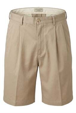 PGA Tour Men's Pleated Golf Shorts Khaki Size 40 #501